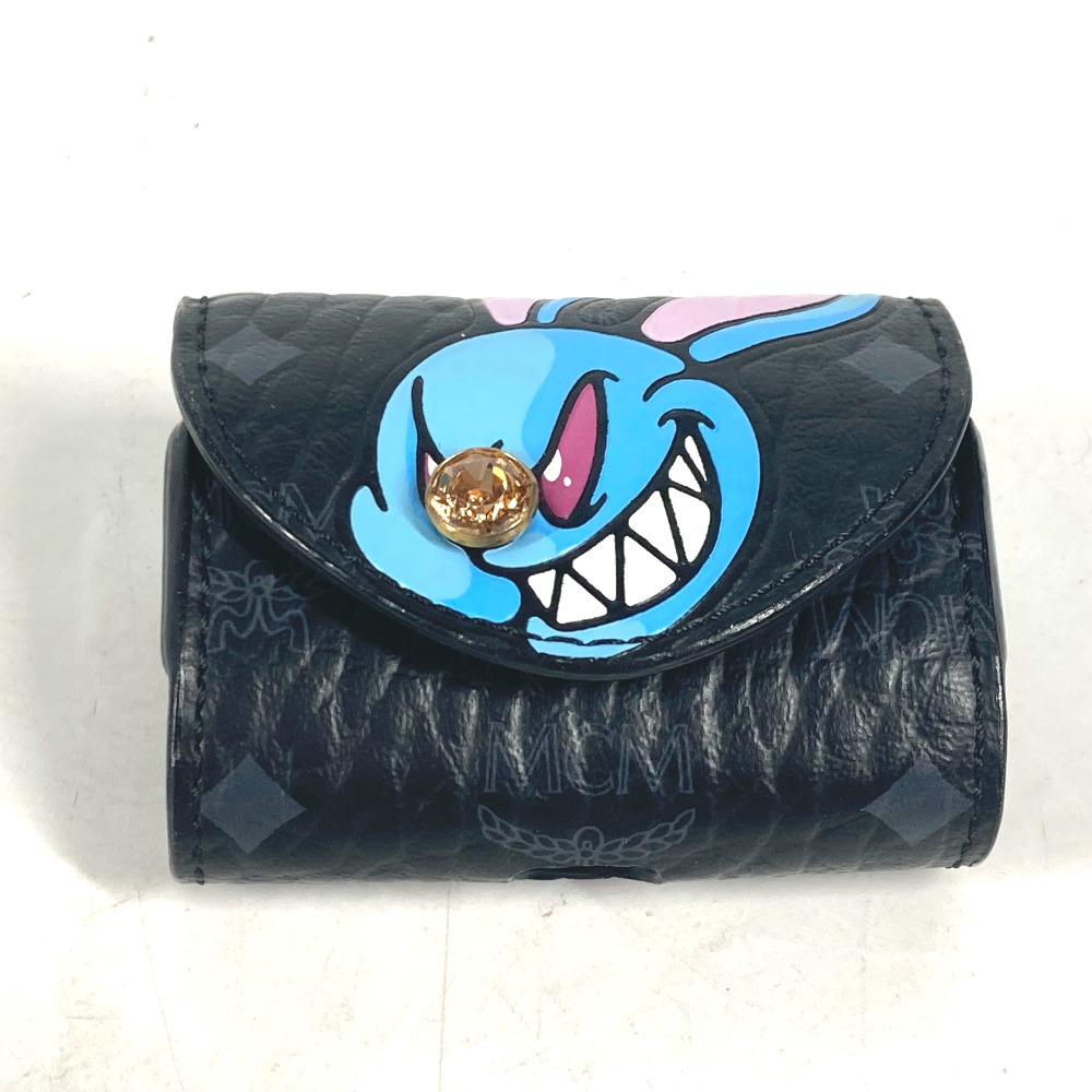 イヤフォンケース ヴィセトス ロゴ ラビット SAMBYPEN サム・バイ・ペン コラボ airpodsケース エアポッズ うさぎ レザー ブラック