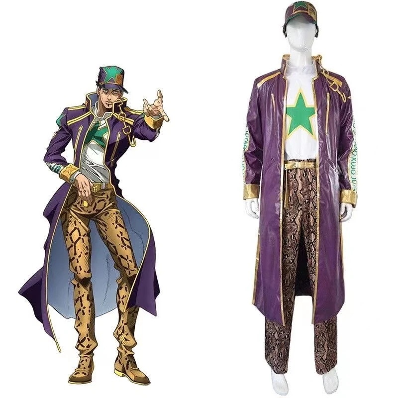 仮装 コスチューム コスプレ コスプレ用衣装 衣装 じょうたろう くうじょう コスプレ 空条承太郎 スーツ ハロウィン 2023年新作入荷コスプレ