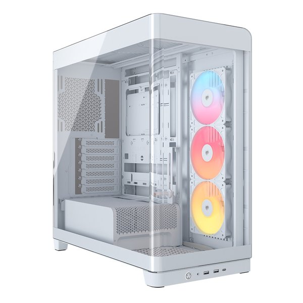 ミドルタワー型PCケース FRAME 4500X RS-R ARGB Panoramic Glass E-ATX/ホワイト CC-9011315-WW