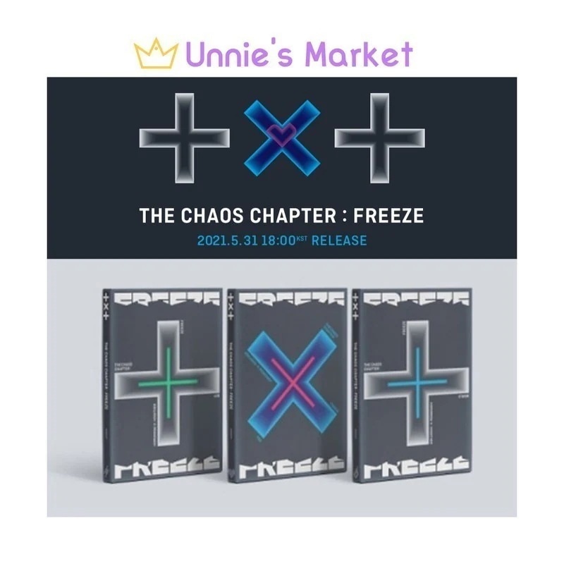 [SET] TXT - The Chaos Chapter : FREEZE + Free Photocard 1EA(fan-made)