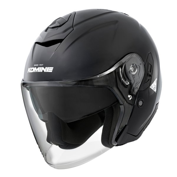 バイク用 FL コンポジット FRP ジェットヘルメット グロスブラック/Lサイズ HK-172/Gloss Black/L