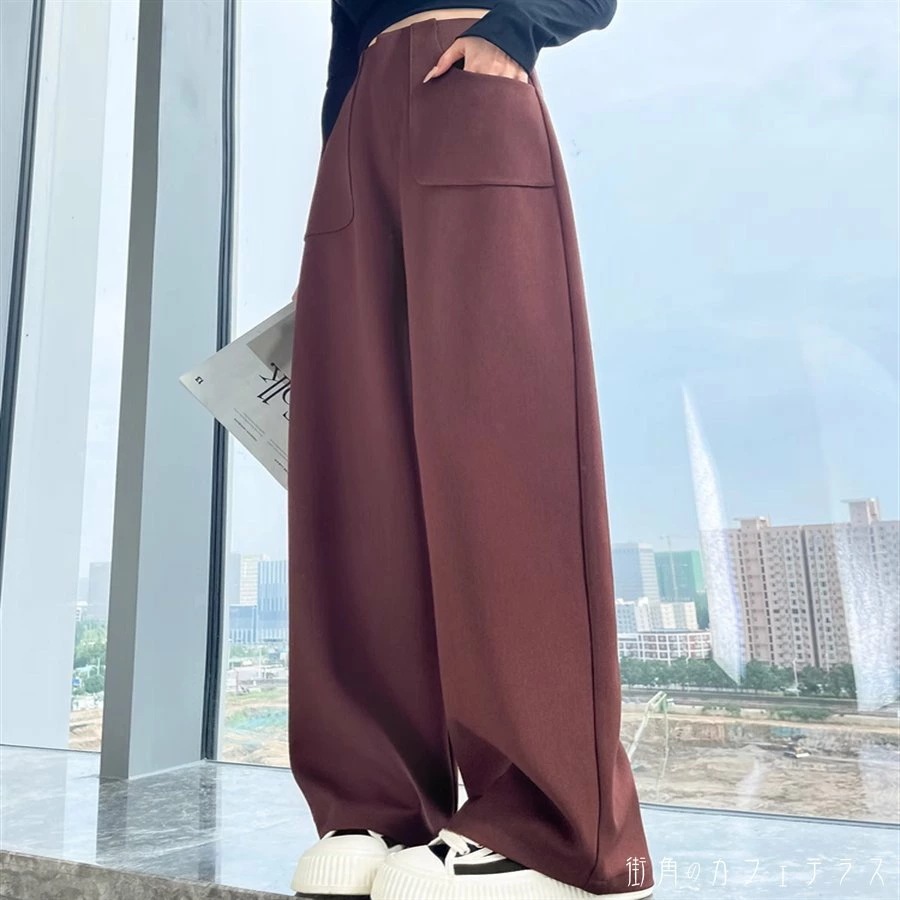 ワイドパンツ フレア Aライン ガウチョ ボトム ロング マキシ ポケット かわいい 大人可愛い 大人女子 綺麗 シンプル カジュアル 大人 おしゃれ お洒落 こなれ感 ラフ コンサバ 着痩せ レディ 5,319円