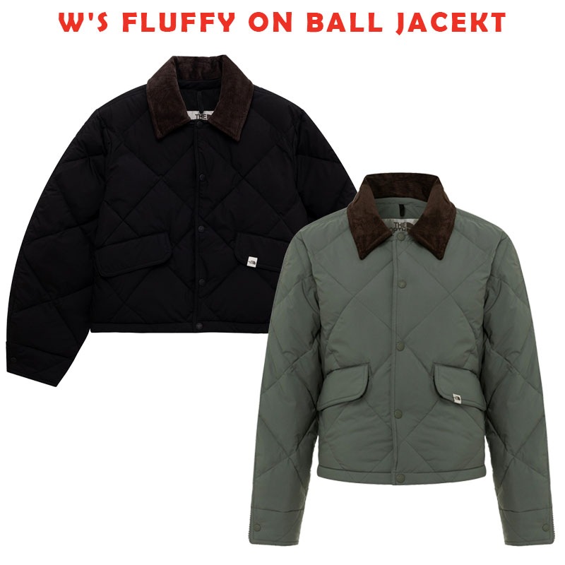 韓国正規品保証 関税負担なし NJ3NQ81J WS FLUFFY ON BALL JACEKT デイリー 基本 着装 男子 女子 人気 韓国 ファッション 男女共用 アウトドア