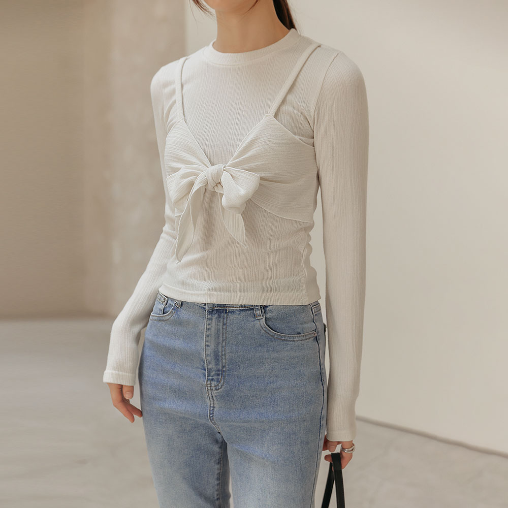 ルミナ リンクル ヴィスティエ レイヤード ティー