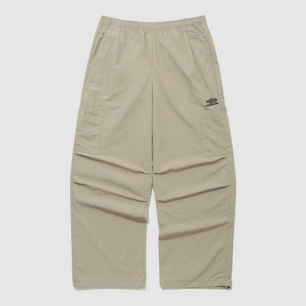パンツ NQK UQ123CPT23-BEI コットンのような肌触りのパラシュートパンツ ベージュ
