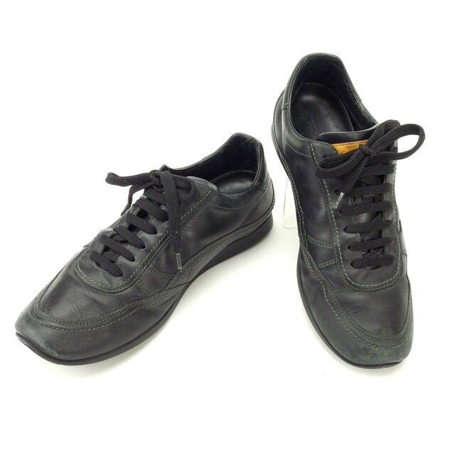 スニーカー ＃7 ブラック 中古
