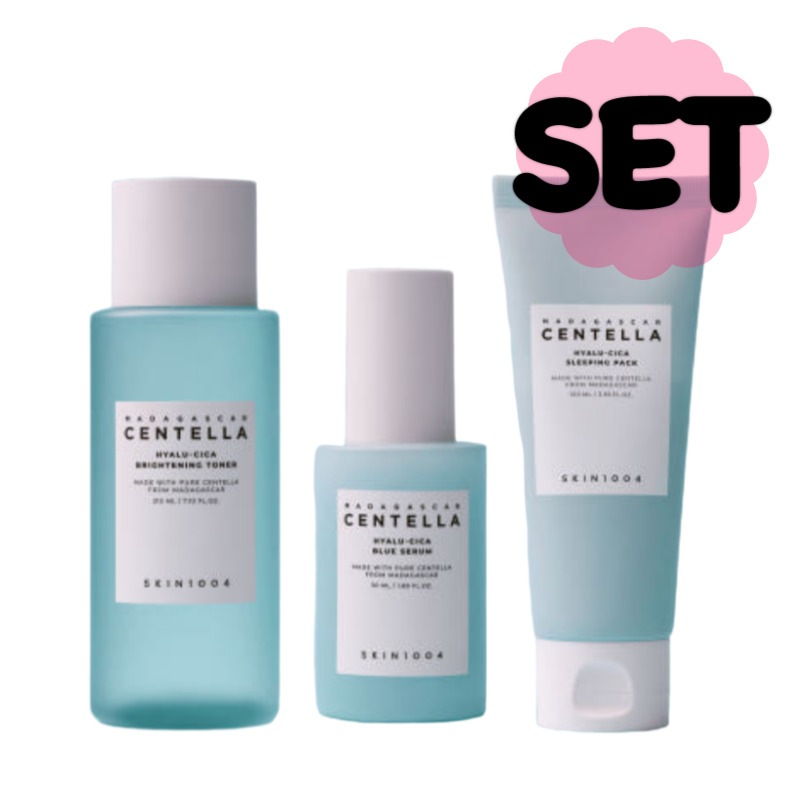ヒアルーシカ スキンケア 3点セット (化粧水210ml+セラム50ml+スリーピングパック100ml)