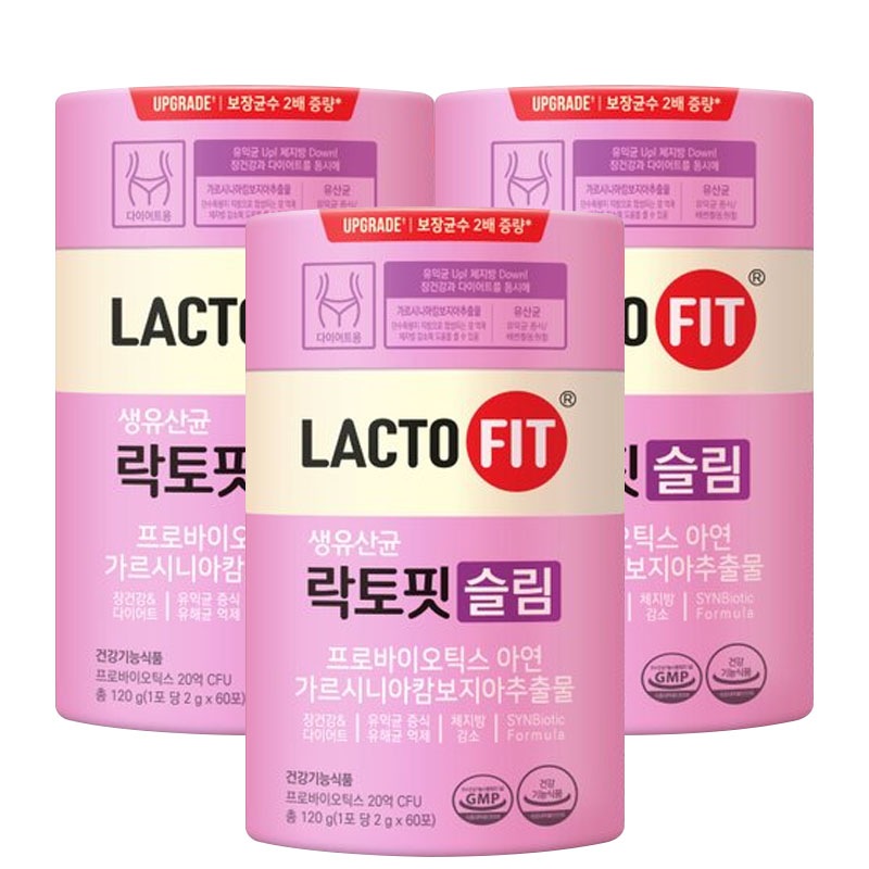 [1+1+1] LACTO-FIT チョングンダン社(鍾根堂健康)ラクトピッスリム 60砲