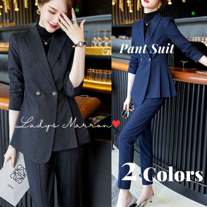 [高品質]パンツスーツ レディース ペプラムジャケット 成人式 結婚式 礼服 パンツスタイル ブラックフォーマル 卒業式セットアップ 母親 ママ 服装 セレモニースーツ セット パンツ 服装 センスの