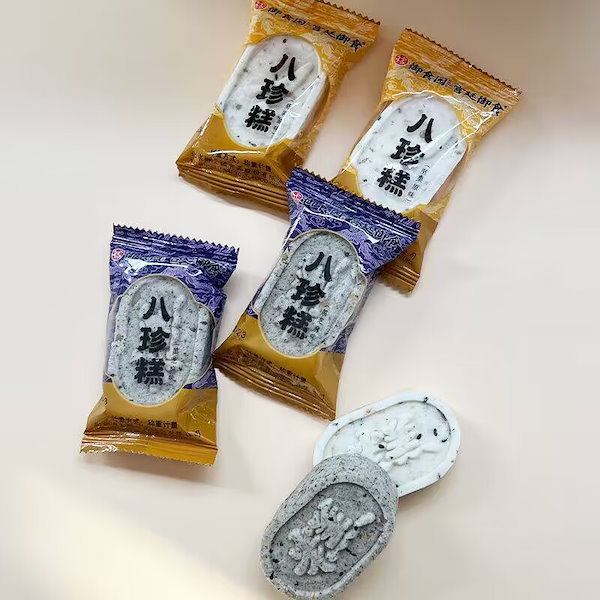 北京伝統菓子 八珍糕　北京のお土産　中国　清朝　清の時代　宮廷の味　宮廷のお菓子　新しい食感のお菓子　本物の中国の味　美味しい 中華 スイーツ ケーキ  勧め 点心