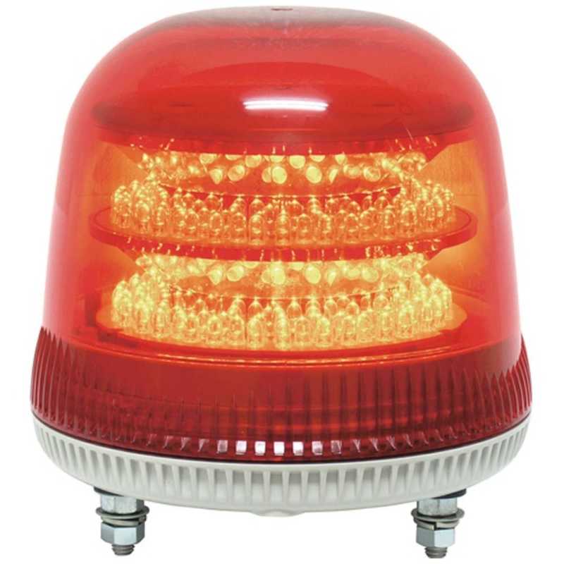 日惠製作所　NIKKEI ニコモア VL17R型 LED回転灯 170パイ 赤　VL17M-024AR