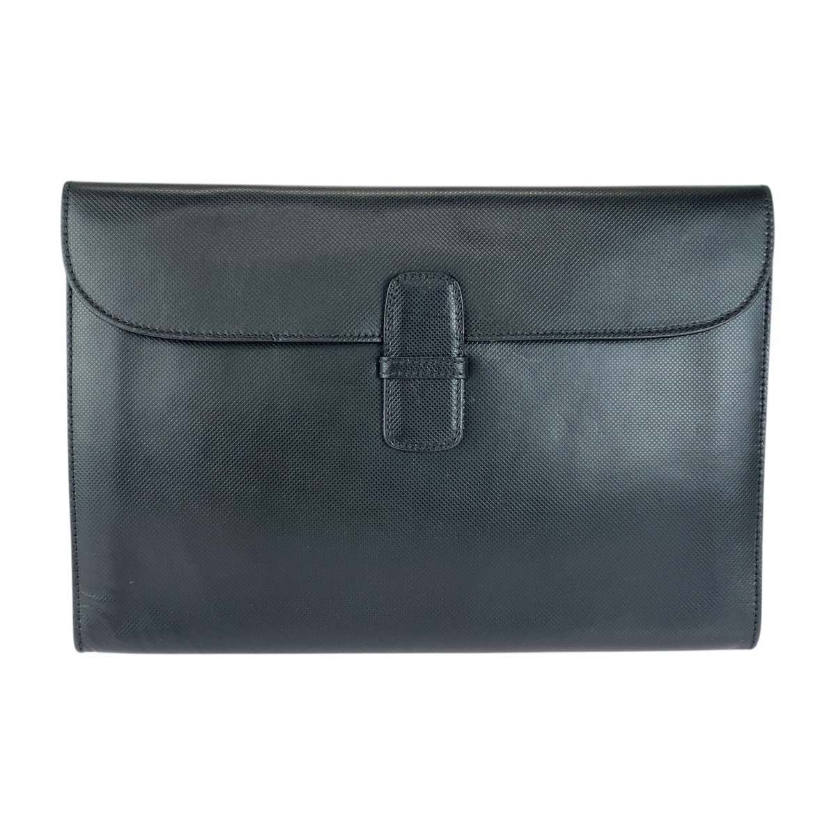 ヴィンテージ ブラック 黒 レザー クラッチバッグ ブリーフケース メンズ 504949