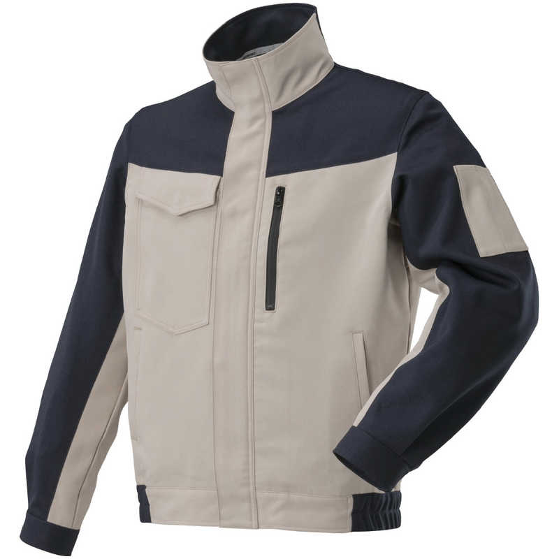 ミズノ　ワークジャケット(通年向け) ［ユニセックス］ 2XL 89：ネイビー×ベージュ　F2JEA18689