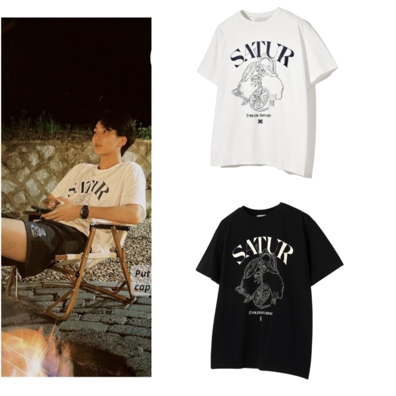【SEVENTEEN ジョンハン着用】Cafri Citron Drawing Summer Graphic T-Shirts オーバーサイズ半袖Tシャツ