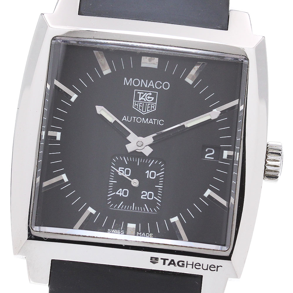 タグホイヤー TAG HEUER WW2110.FT6005 モナコ デイト 自動巻き メンズ 保証書付き_862417【中古】