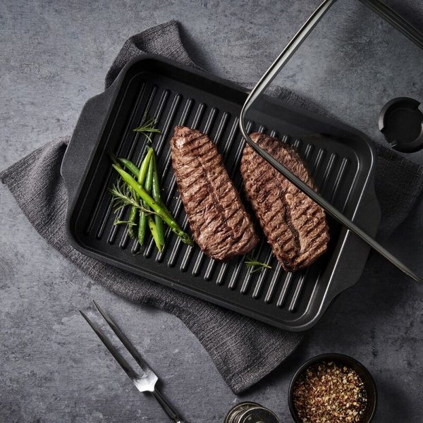 マルチグリルパン 四角 27cm インダクション ステーキパン 焼き魚 6,512円