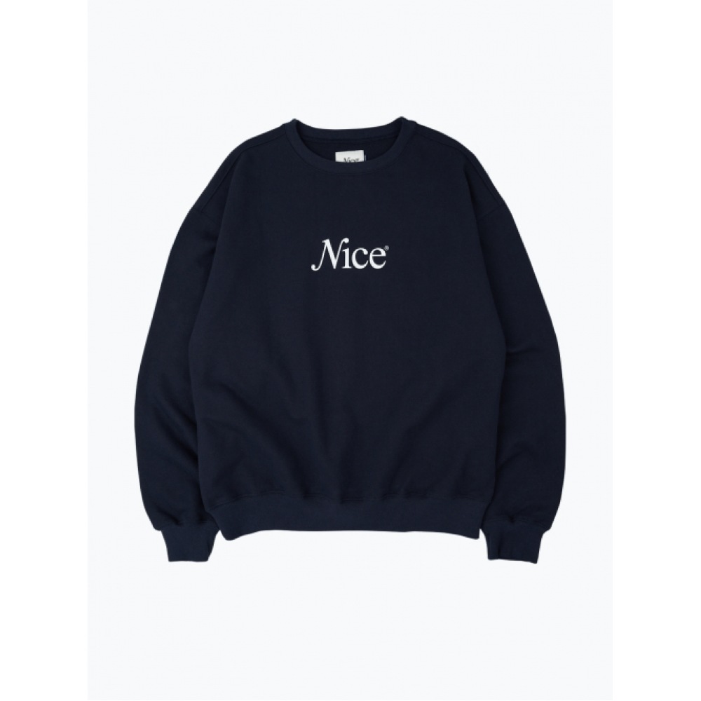 ナイスウェザーシグネチャークルーネック (ネイビー)