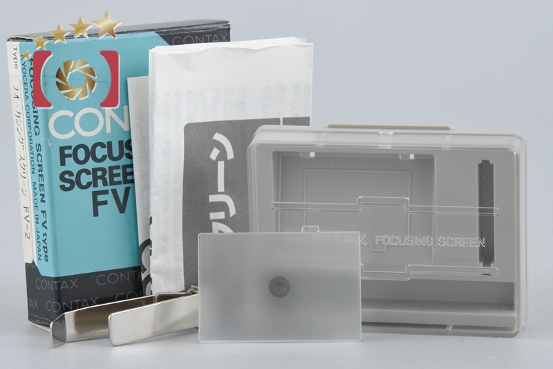 CONTAX コンタックス FV-2 フォーカシングスクリーン RTS III用 元箱付き