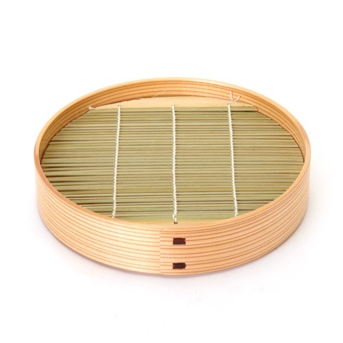 天然秋田杉　大館曲げわっぱ　そば皿1段