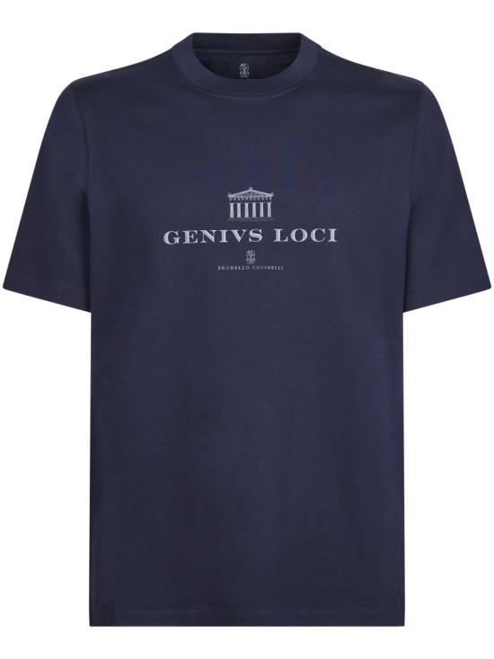 BRUNELLO CUCINELLI Men T-Shirts M0B138520CLI32 Blue