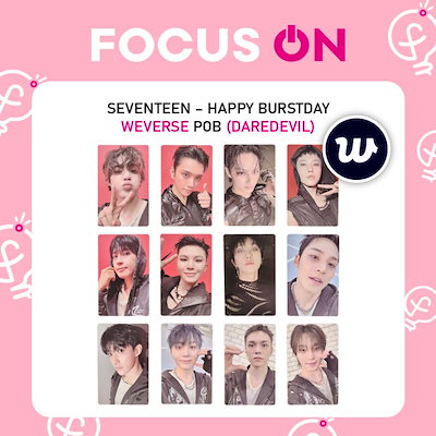 SEVENTEEN weverse 特典トレカ DAREDEVIL エスクプス - メルカリ