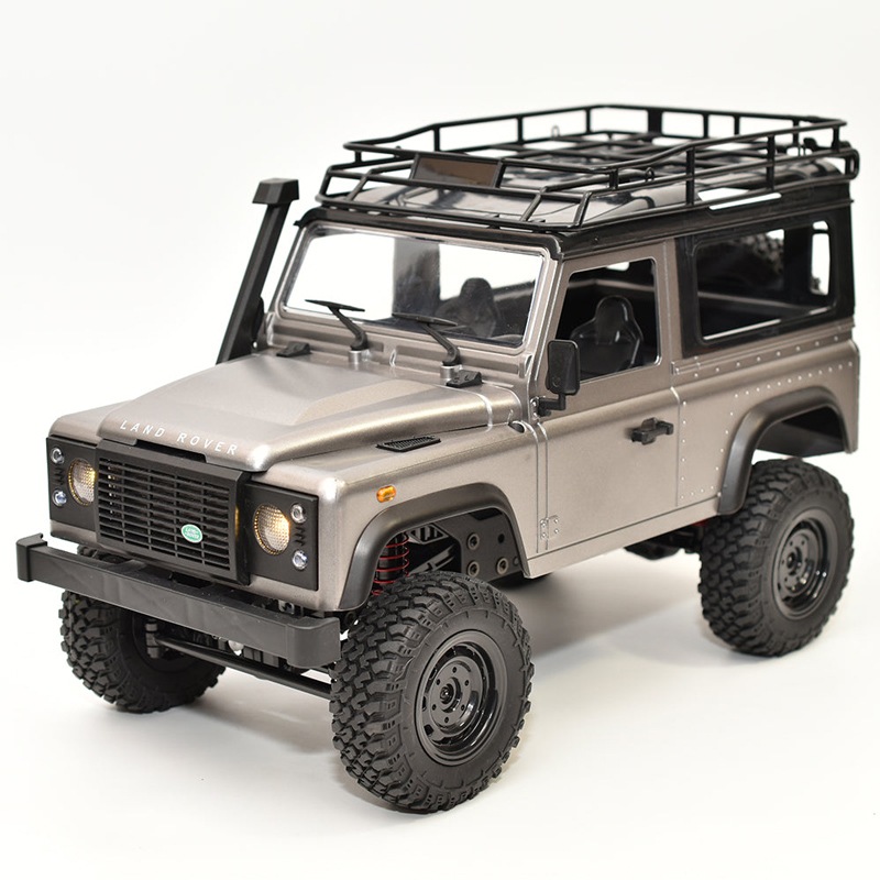 MNモデル ランドローバーディフェンダー90 1/12 RTR アウトドアラジコン ガンメタル R-MN-99S