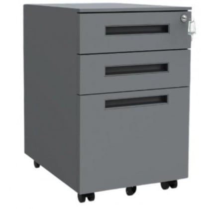 3段デスクワゴン BWワゴン 幅390 3段 FGY BW4-3LP-FGY