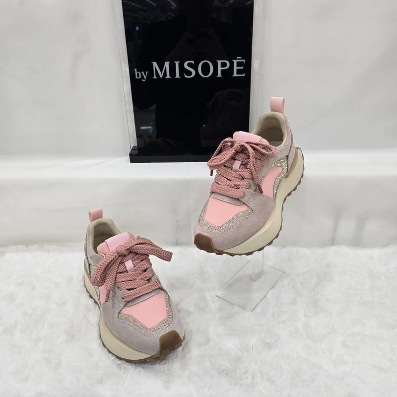 By 女性 ホットフィックス トレイル スニーカー 112HT430FS011 PINK 1 JJ