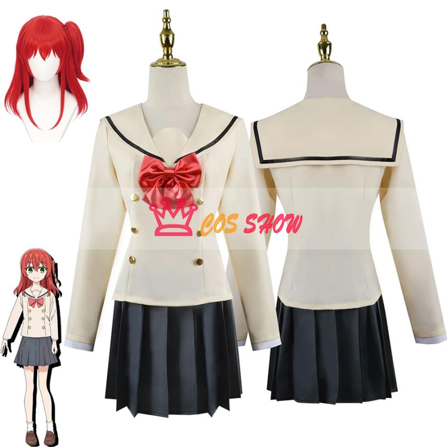 赤字販売!ぼっち・ざ・ろっく! 喜多郁代 きたいくよ コスプレ衣装 cosplay 仮装 ウィッグ能 日常服 イベント クリスマス ハロウィン ステージ 文化祭 学園祭