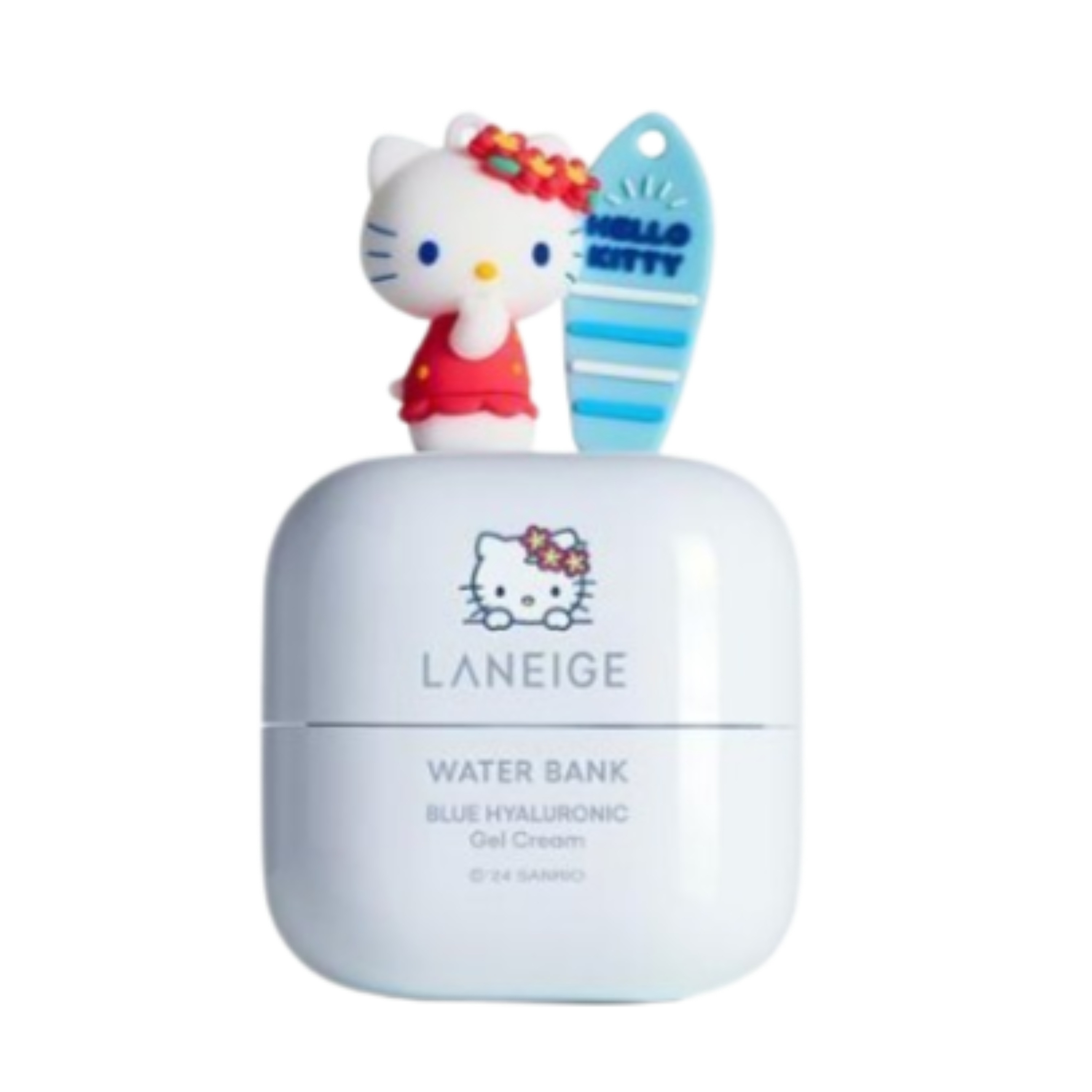 [ハローキティコラボ]ウォーターバンク ジェルクリーム 45ml ,キーリング贈呈