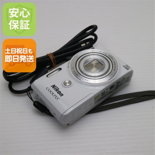 美品 COOLPIX S6900 ナチュラルホワイト デジカメ ニコン 131