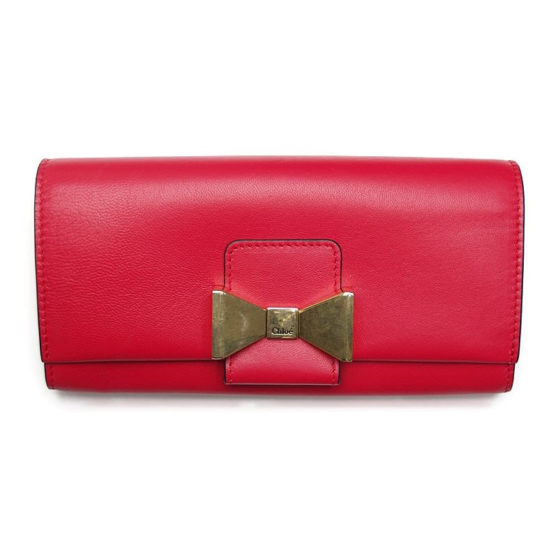 長財布 レディース STAR RED Chloe 3P0490 889 45E レッド60