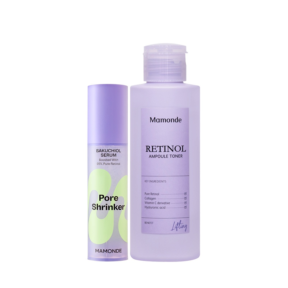 マモンドフォアシュリンカーバクチオールセラム50ml+レチノールアンプルトナー150ml 6,325円