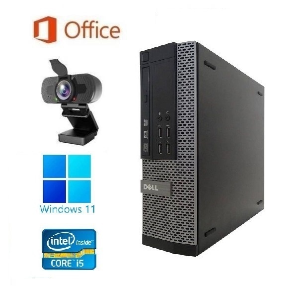 【高画質Webカメラセット】DELL 7010 Windows11 メモリー:4GB SSD:128GB Core i5 Office 2019 タッチパネル搭載