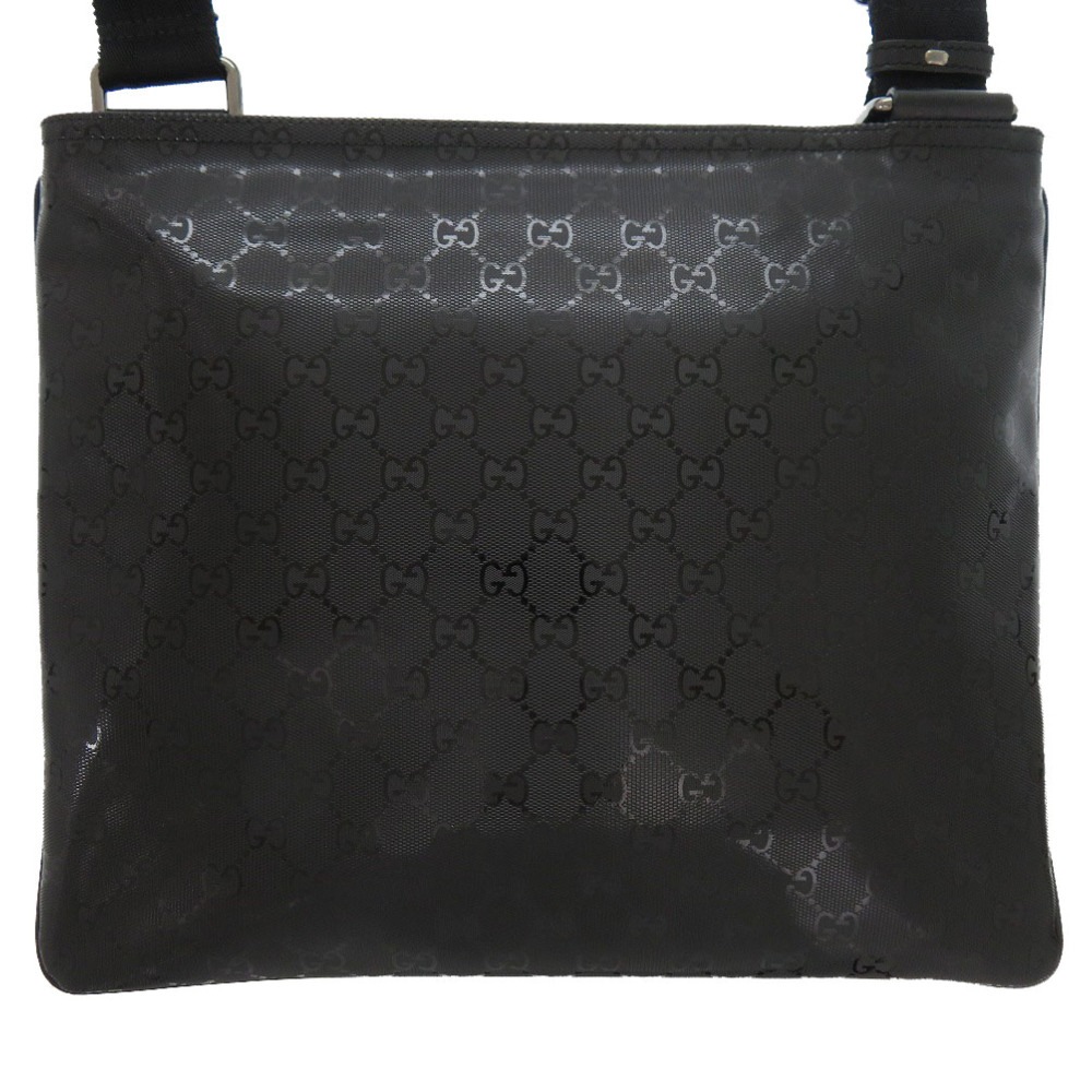 新品同様 インプリメ ショルダーバッグ ショルダーバッグ コーティングキャンバス/レザー/コーティングキャンバス ブラック 1317【中古】 ユニセックス