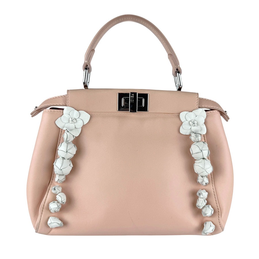 フェンディ FENDI ハンドバッグ ショルダーバッグ ピーカブー ミニ レザー ピンク レディース 8BN244-9GK z7051
