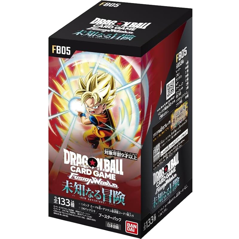 バンダイ(BANDAI) ドラゴンボールスーパーカードゲーム フュージョンワールド ブースターパック 未知なる冒険[FB05] (BOX)24パック入り 対象年齢：9歳以上