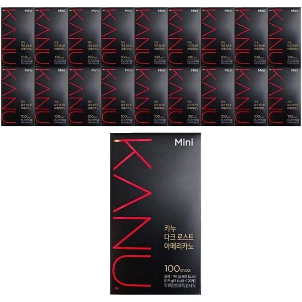 カヌー ミニ ダークロースト アメリカーノ 100個入り 2ボックス