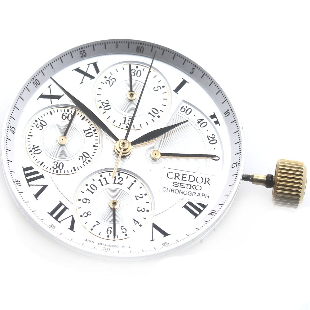 セイコー SEIKO クレドール ムーブメント Cal.6S74A 手巻き メンズ 美品 _S-7【中古】