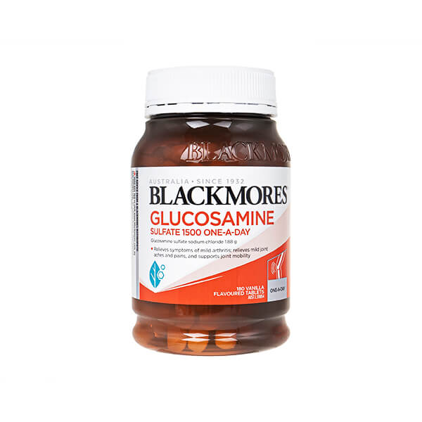 グルコサミンサルフェート 1500 ワンアデイ 180錠 1本 ブラックモアズ 海外発送