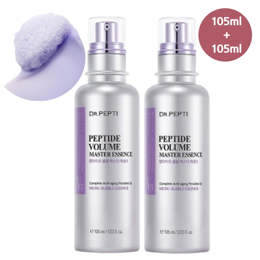 【ヒョクs pick/正規品】ペプチドボリュームマスターエッセンス 105ml+105ml/酸素パープルバブルエッセンス/弾力/シワ/リフティング/韓国コスメ