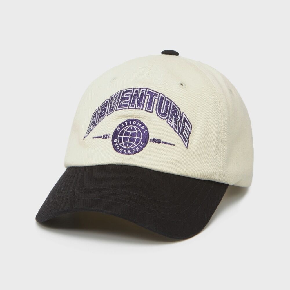 ナショナルジオグラフィック N223AHA710 コットンアートワークボールキャップブラック