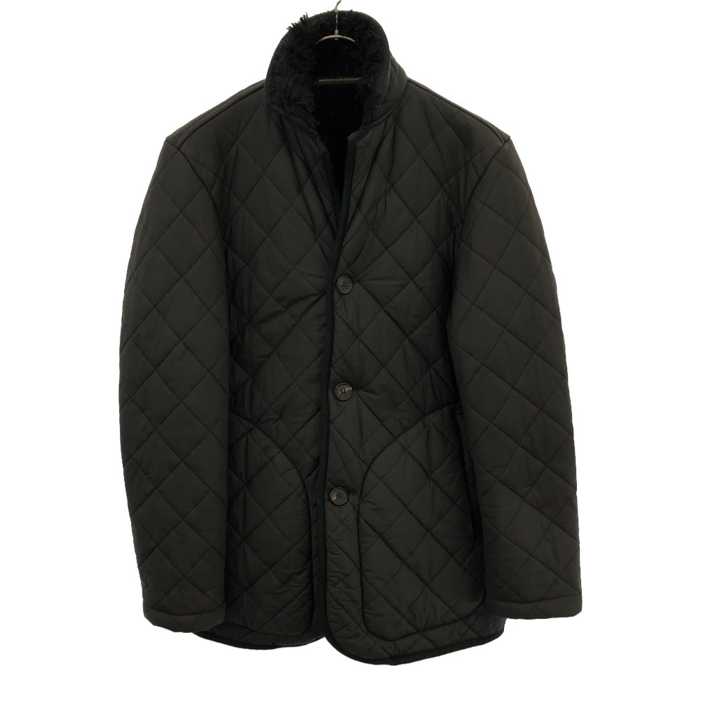 マッキントッシュスコットランド 英国製 キルティングジャケット 38 ブラック MACKINTOSH SCOTLAND 裏ボア レディース