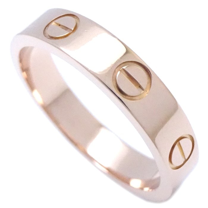 ミニラブ リング 指輪 #50 9.5号 B4049700 K18PG ピンクゴールド/293248【中古】