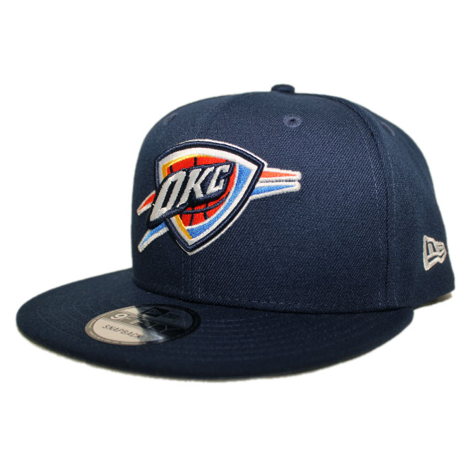 スナップバックキャップ 帽子 9fifty メンズ レディース NBA オクラホマシティ サンダー フリーサイズ