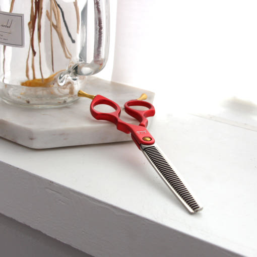 [韓国公式/正規品] NEW アキズ AL-7038RE エクストリームライト ウールのハサミ 軽いハンドル 愛犬ハサミ 専門家用