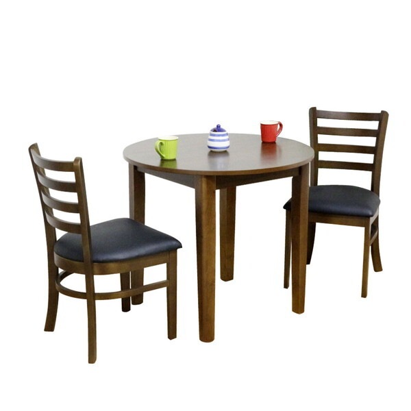 後藤家具物産 DC-ERN-3-BR エレン ブラウン ダイニングテーブル 3点セット メーカー直送