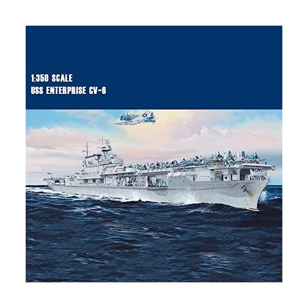 Assembled Warship Model，1 350 Scale Uss Enterprise Cv-6 Aircraft Carrier，assembled Warship Model For