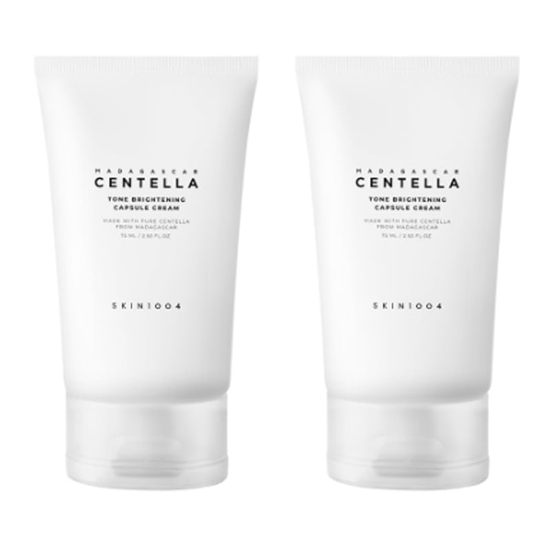 [1+1] マダガスカルセンテラ トーンブライトニングカプセルクリーム 75ml+75ml / 韓国コスメ