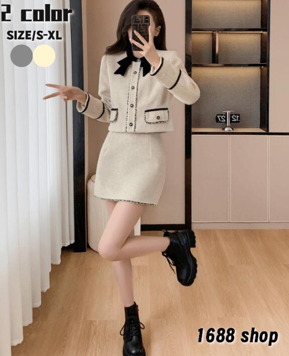 最終在庫2025　上下セット セットアップ トップス+スカート　2点セット シャツ　ハイウエストスカート　花柄　ジャケット　長袖シャツ　タイトスカート　ひざ丈スカート パーティー お嬢様 OL 上品